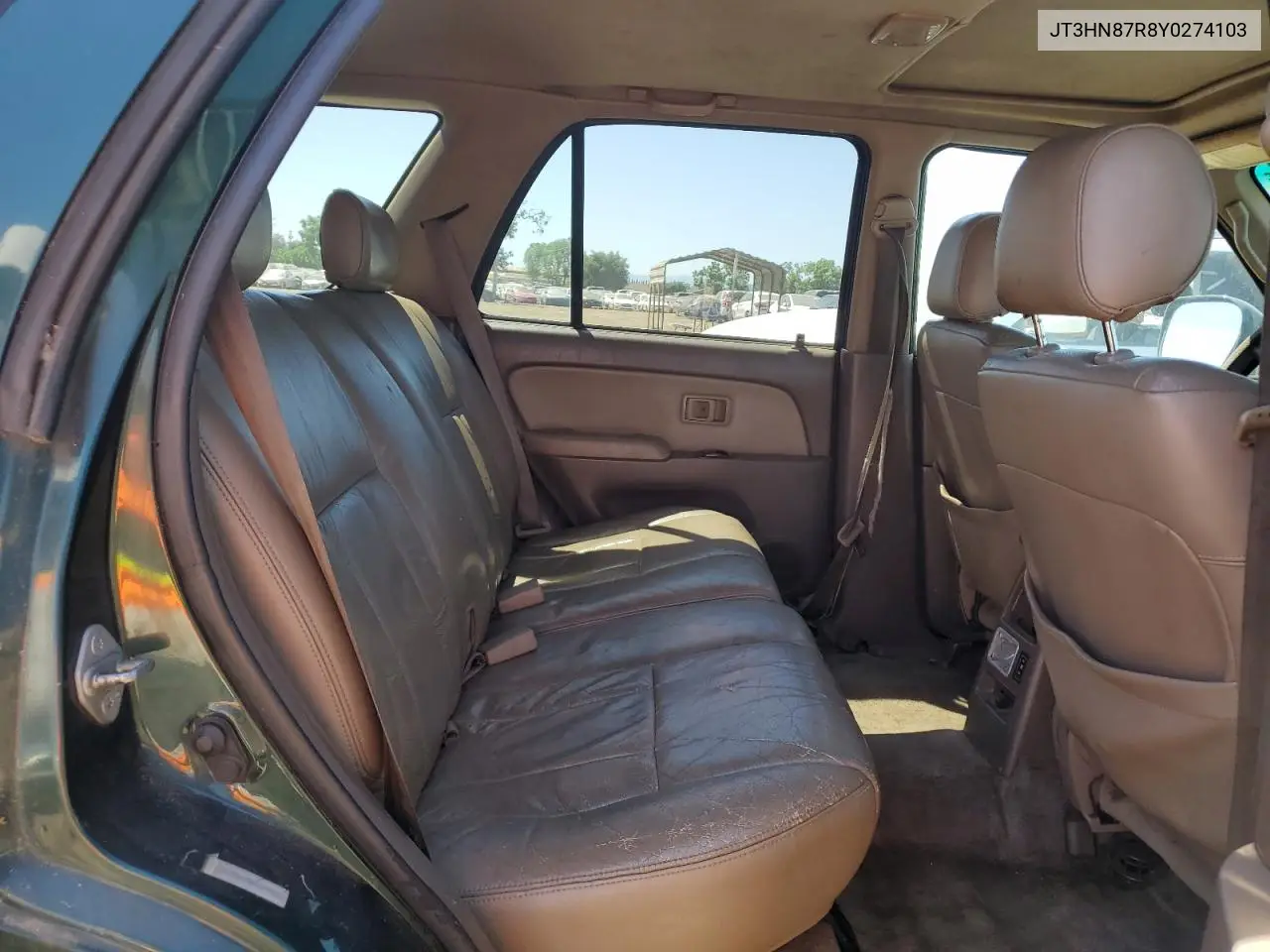2000 Toyota 4Runner Limited VIN: JT3HN87R8Y0274103 Lot: 56254815