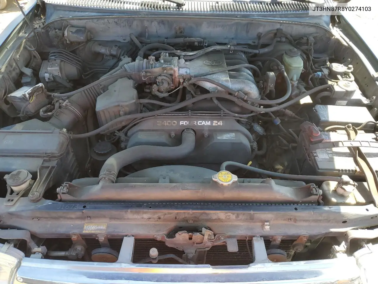 2000 Toyota 4Runner Limited VIN: JT3HN87R8Y0274103 Lot: 56254815