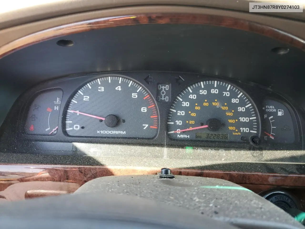 2000 Toyota 4Runner Limited VIN: JT3HN87R8Y0274103 Lot: 56254815