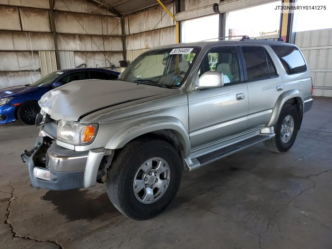 2000 Toyota 4Runner Sr5 VIN: JT3GN86R1Y0141275 Lot: 56764405