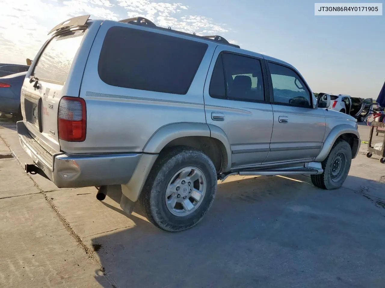 2000 Toyota 4Runner Sr5 VIN: JT3GN86R4Y0171905 Lot: 56968585