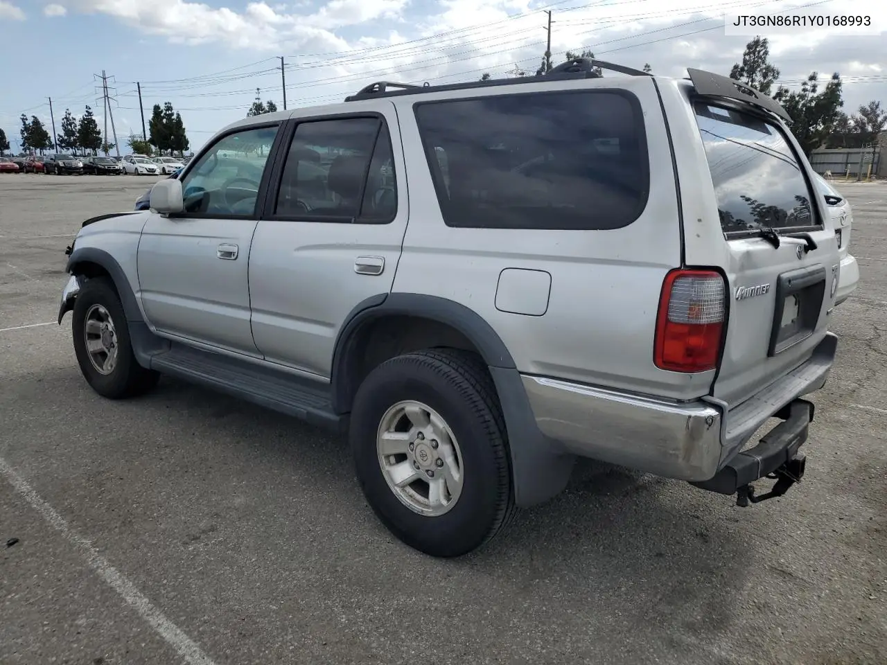 2000 Toyota 4Runner Sr5 VIN: JT3GN86R1Y0168993 Lot: 57155865