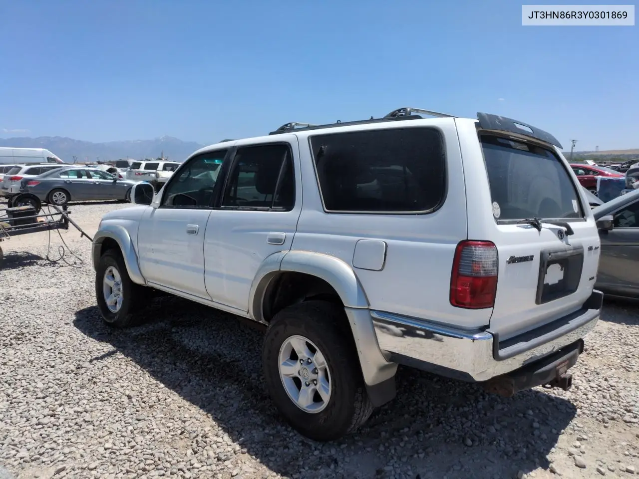 2000 Toyota 4Runner Sr5 VIN: JT3HN86R3Y0301869 Lot: 61604095