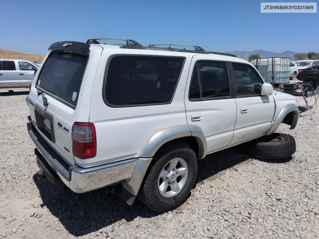 2000 Toyota 4Runner Sr5 VIN: JT3HN86R3Y0301869 Lot: 61604095