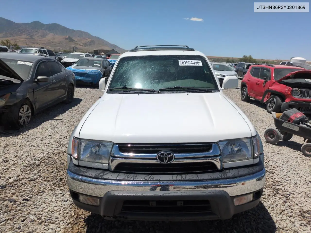 2000 Toyota 4Runner Sr5 VIN: JT3HN86R3Y0301869 Lot: 61604095