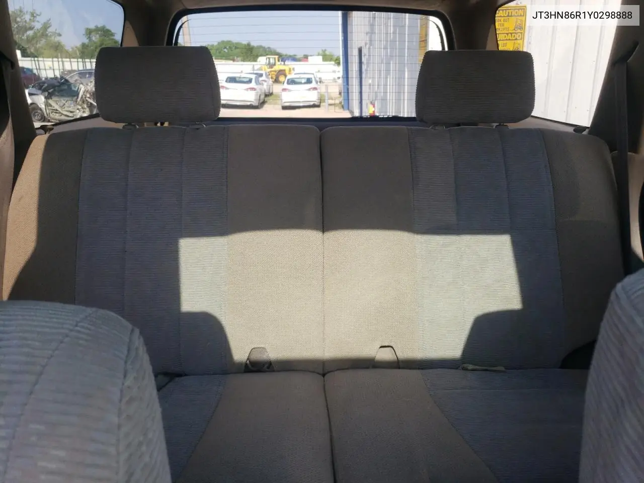 2000 Toyota 4Runner Sr5 VIN: JT3HN86R1Y0298888 Lot: 62506485