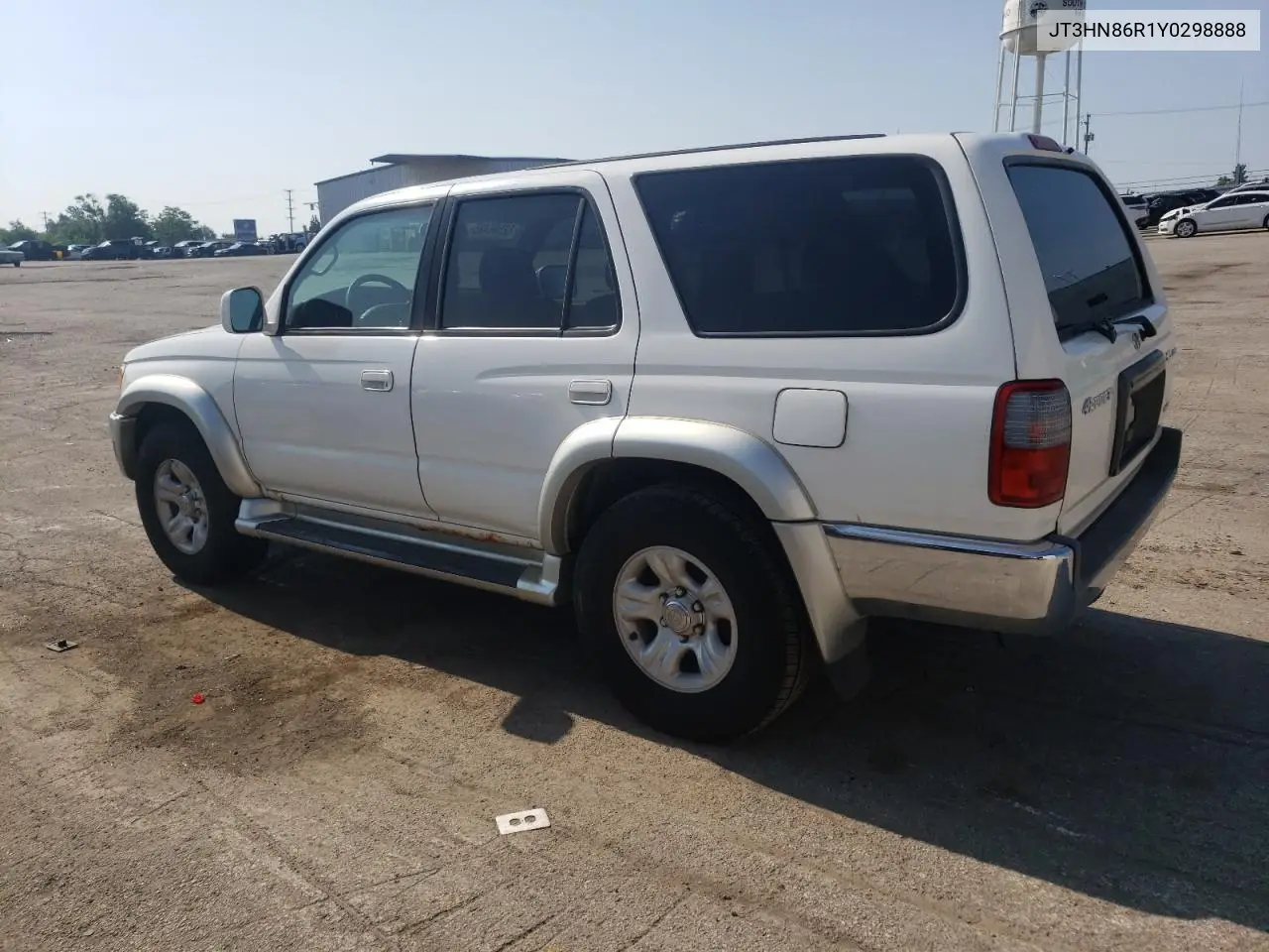 2000 Toyota 4Runner Sr5 VIN: JT3HN86R1Y0298888 Lot: 62506485