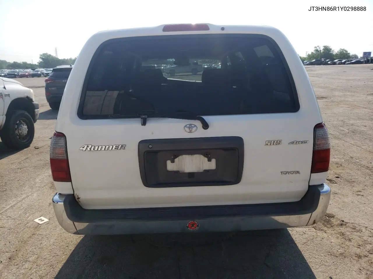 2000 Toyota 4Runner Sr5 VIN: JT3HN86R1Y0298888 Lot: 62506485