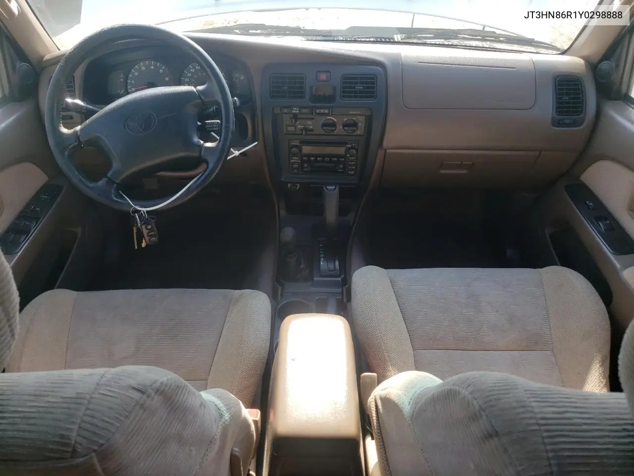2000 Toyota 4Runner Sr5 VIN: JT3HN86R1Y0298888 Lot: 62506485