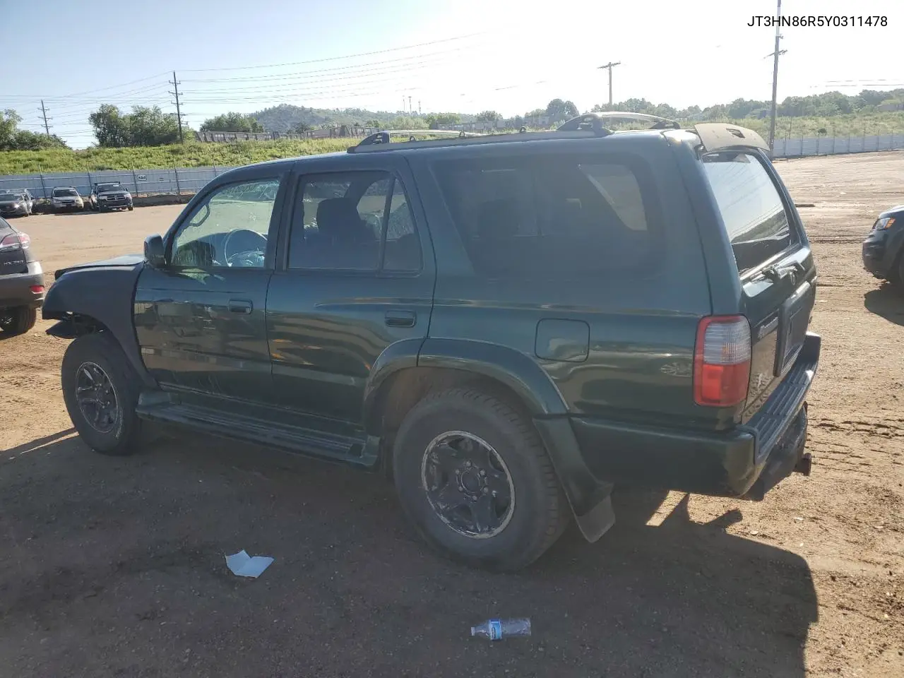 2000 Toyota 4Runner Sr5 VIN: JT3HN86R5Y0311478 Lot: 62608735