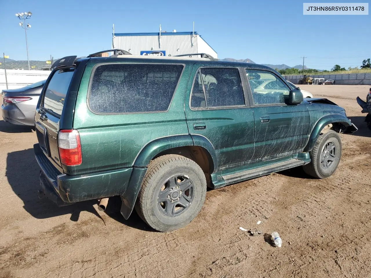 2000 Toyota 4Runner Sr5 VIN: JT3HN86R5Y0311478 Lot: 62608735
