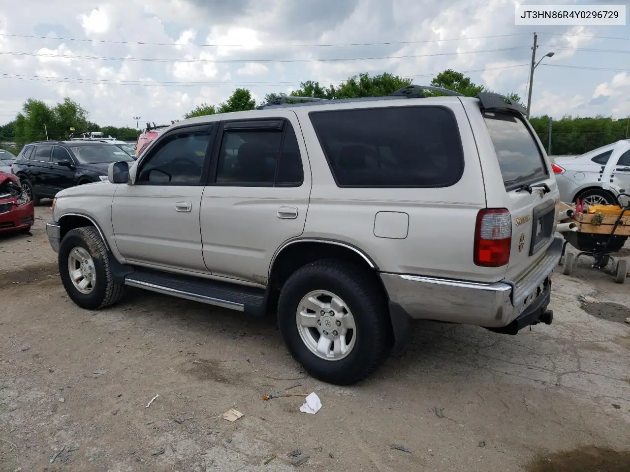 2000 Toyota 4Runner Sr5 VIN: JT3HN86R4Y0296729 Lot: 62657675