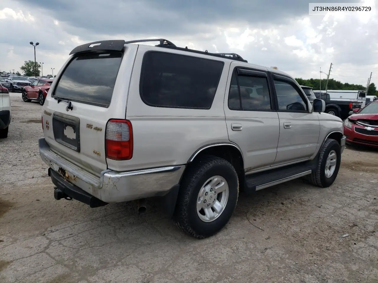 2000 Toyota 4Runner Sr5 VIN: JT3HN86R4Y0296729 Lot: 62657675