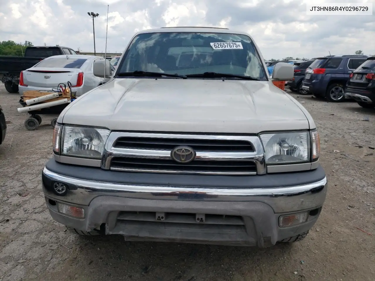 2000 Toyota 4Runner Sr5 VIN: JT3HN86R4Y0296729 Lot: 62657675