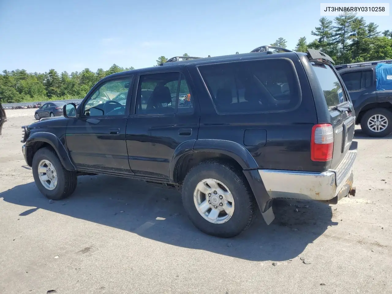 2000 Toyota 4Runner Sr5 VIN: JT3HN86R8Y0310258 Lot: 62913245