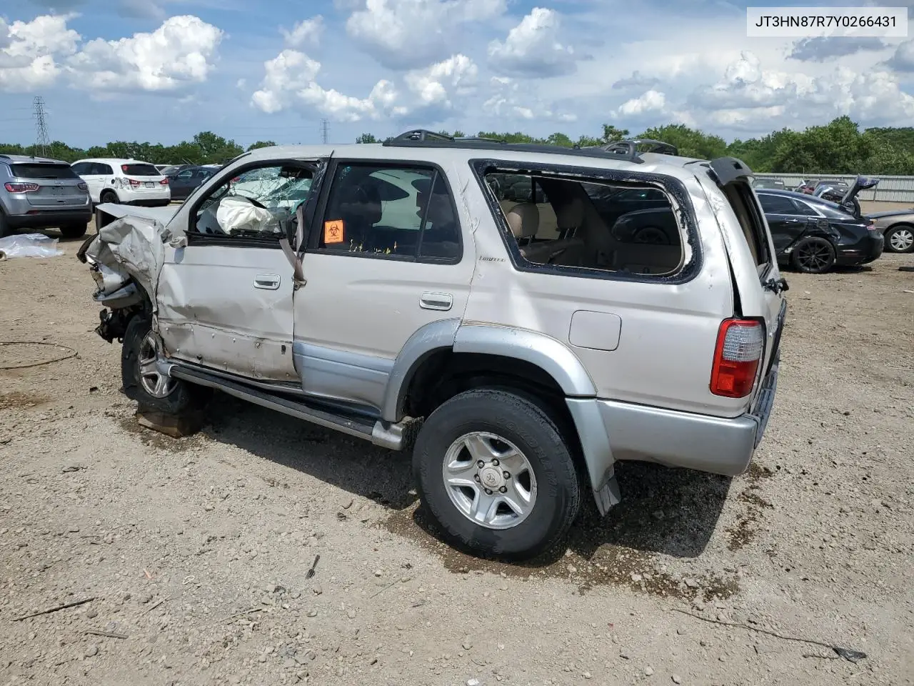 2000 Toyota 4Runner Limited VIN: JT3HN87R7Y0266431 Lot: 62963595