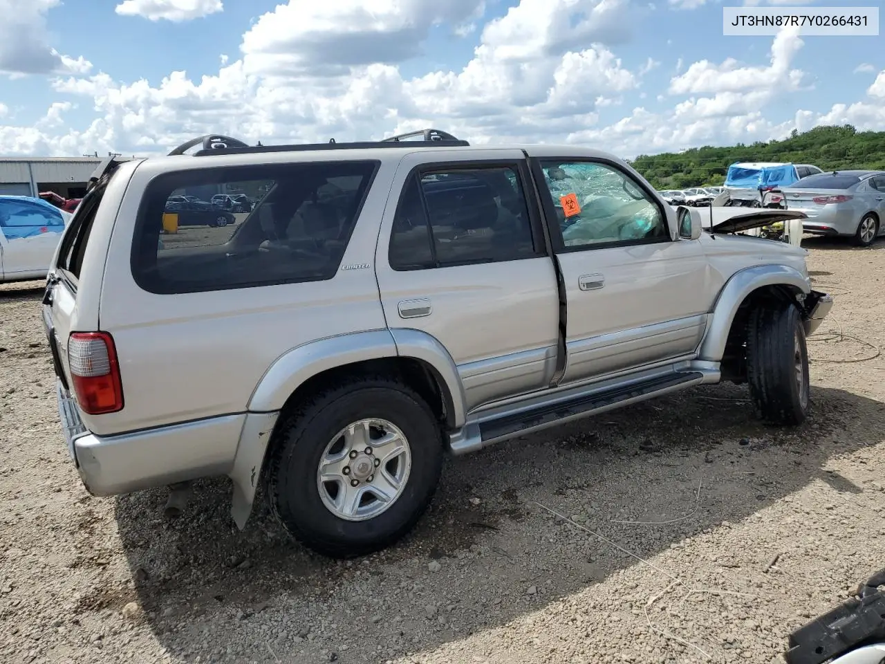 2000 Toyota 4Runner Limited VIN: JT3HN87R7Y0266431 Lot: 62963595