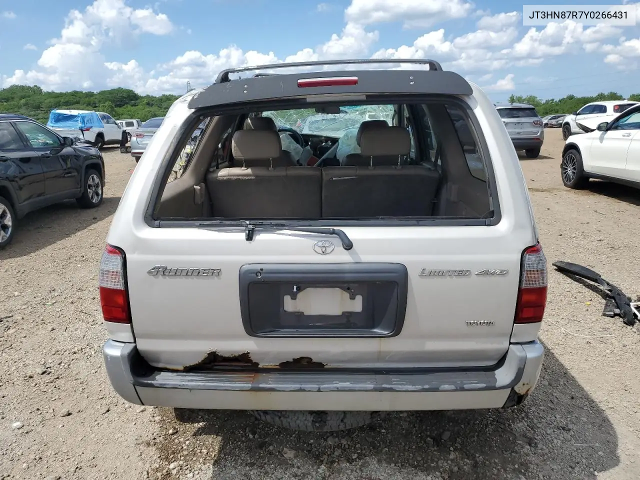 2000 Toyota 4Runner Limited VIN: JT3HN87R7Y0266431 Lot: 62963595
