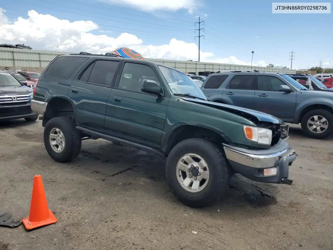 2000 Toyota 4Runner Sr5 VIN: JT3HN86R0Y0298736 Lot: 63941895