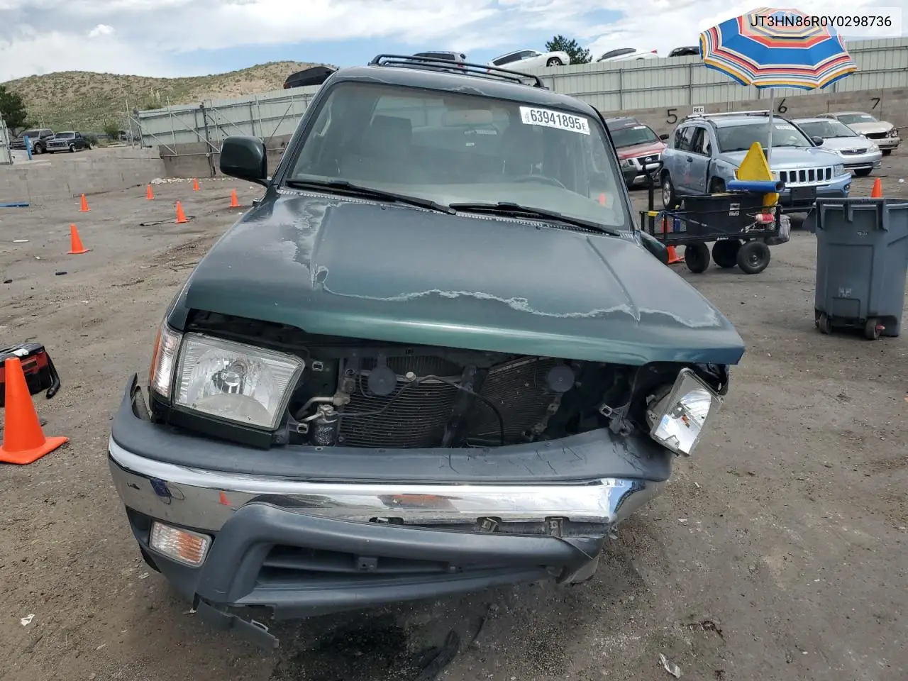 2000 Toyota 4Runner Sr5 VIN: JT3HN86R0Y0298736 Lot: 63941895