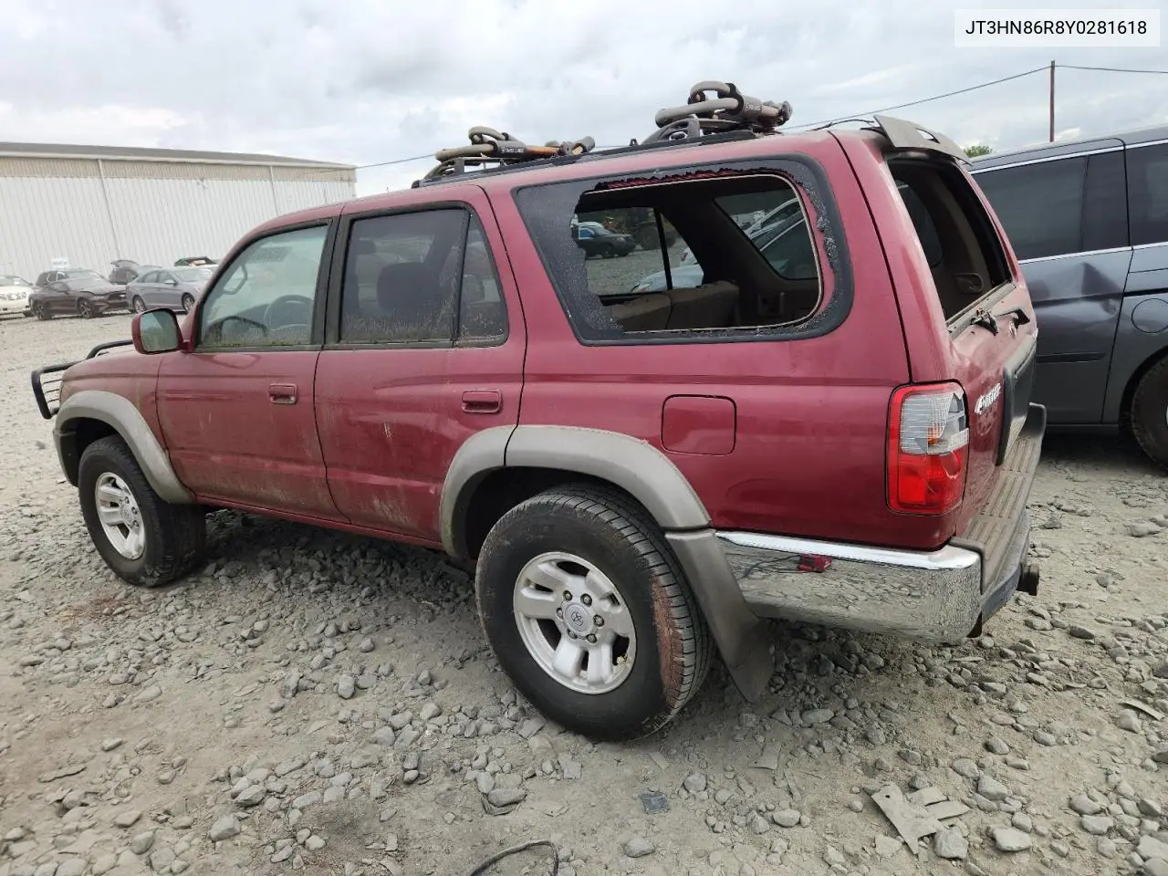 2000 Toyota 4Runner Sr5 VIN: JT3HN86R8Y0281618 Lot: 65200765