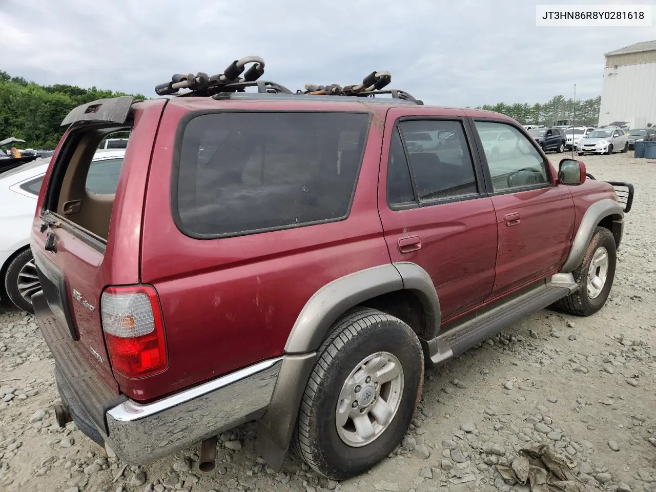 2000 Toyota 4Runner Sr5 VIN: JT3HN86R8Y0281618 Lot: 65200765