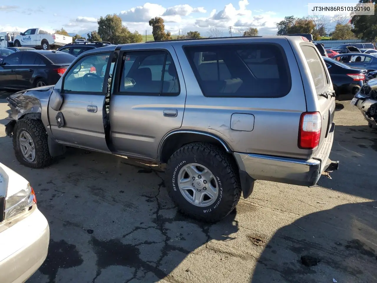 2001 Toyota 4Runner Sr5 VIN: JT3HN86R510350190 Lot: 44637555