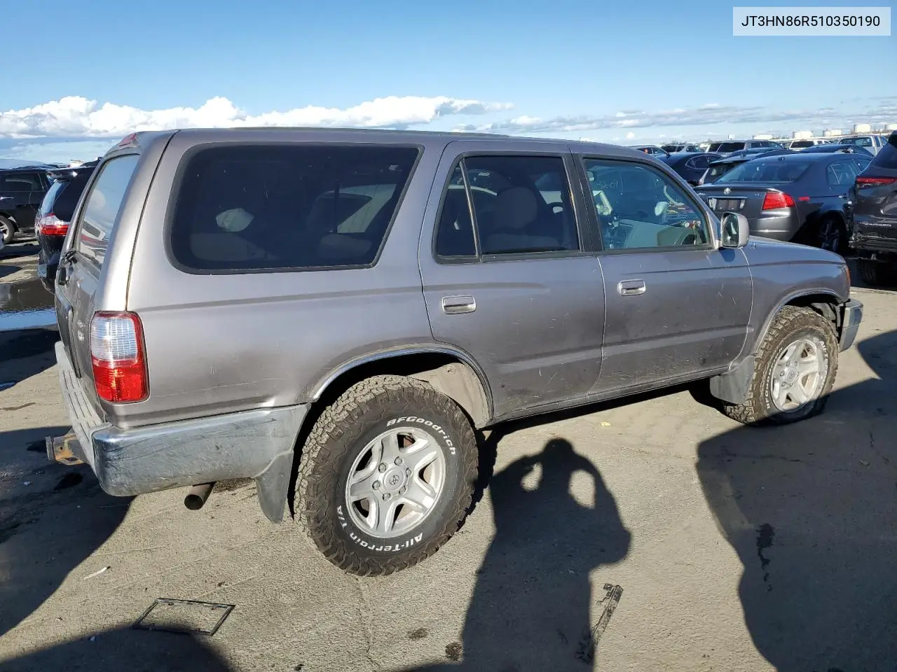 2001 Toyota 4Runner Sr5 VIN: JT3HN86R510350190 Lot: 44637555