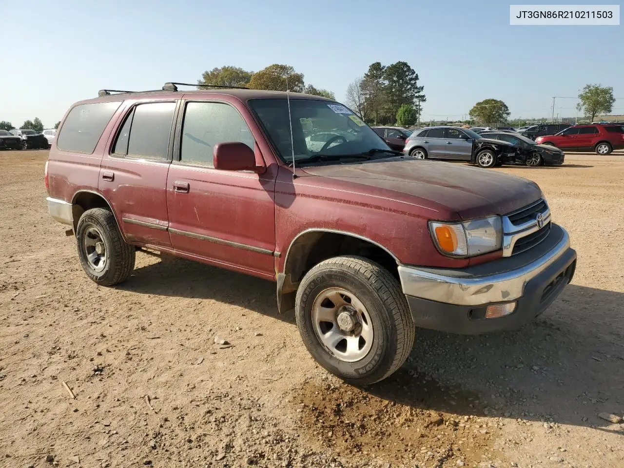 2001 Toyota 4Runner Sr5 VIN: JT3GN86R210211503 Lot: 51484415