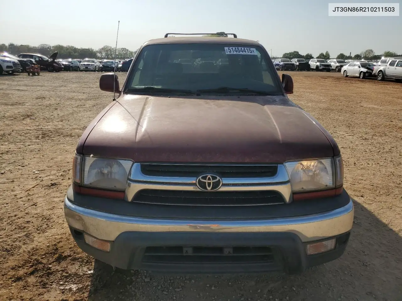 2001 Toyota 4Runner Sr5 VIN: JT3GN86R210211503 Lot: 51484415