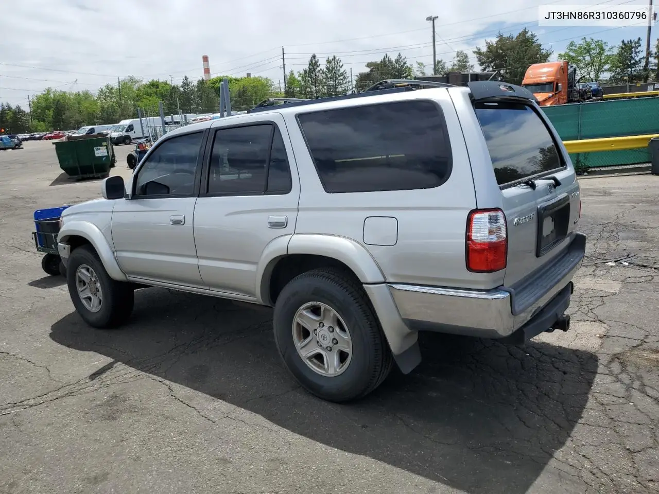 2001 Toyota 4Runner Sr5 VIN: JT3HN86R310360796 Lot: 56321195