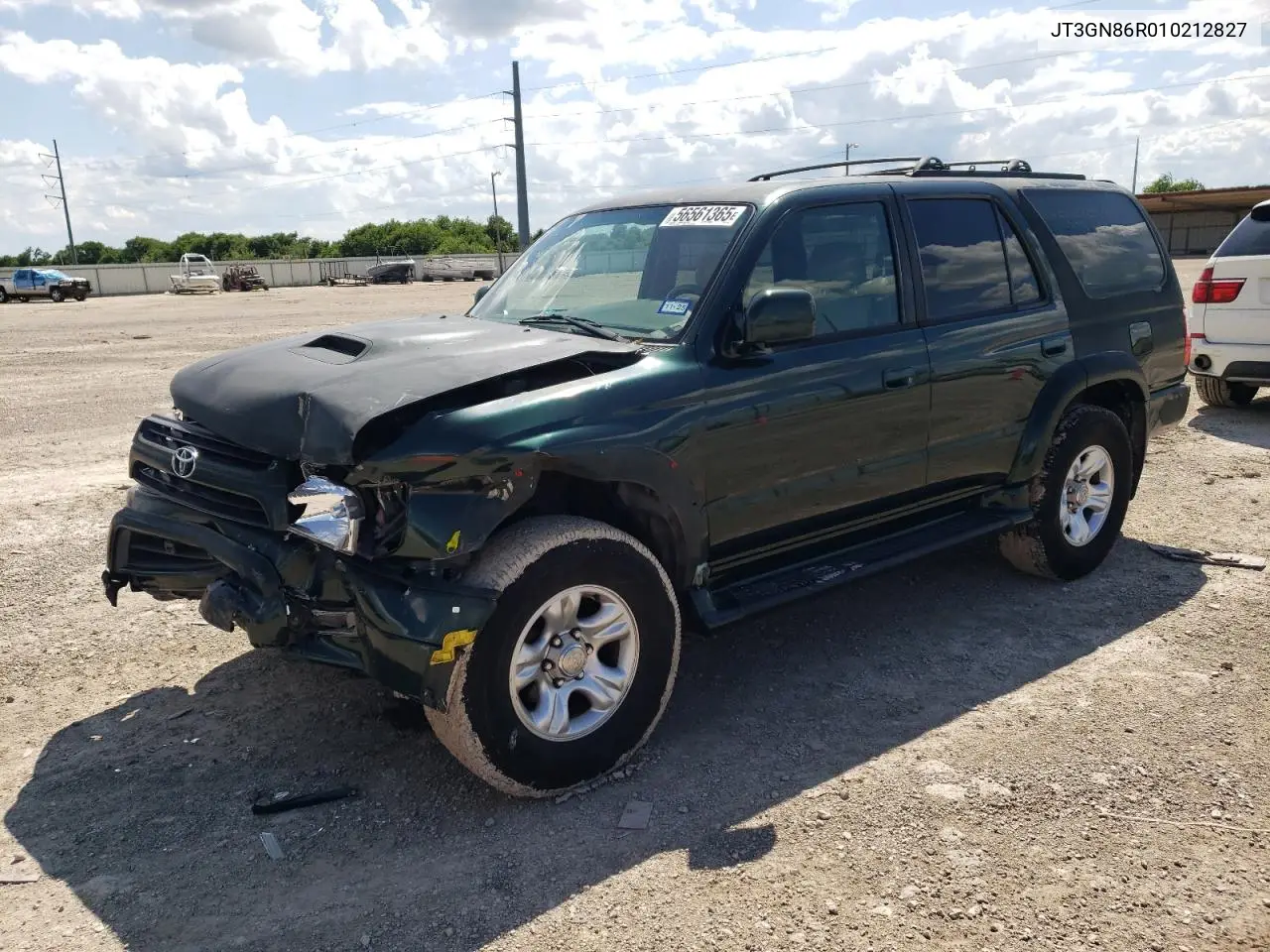 2001 Toyota 4Runner Sr5 VIN: JT3GN86R010212827 Lot: 56561365