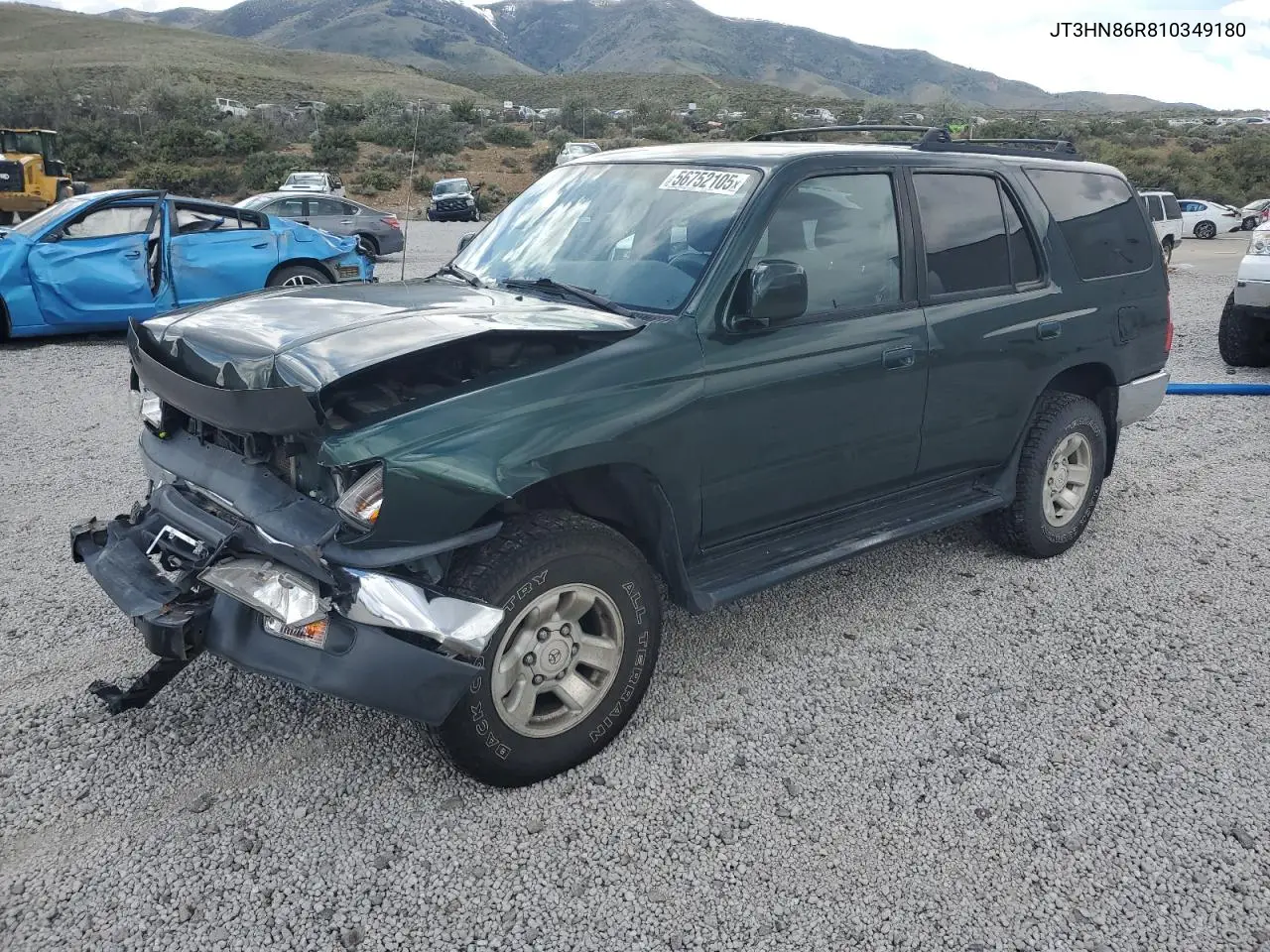 2001 Toyota 4Runner Sr5 VIN: JT3HN86R810349180 Lot: 56752105