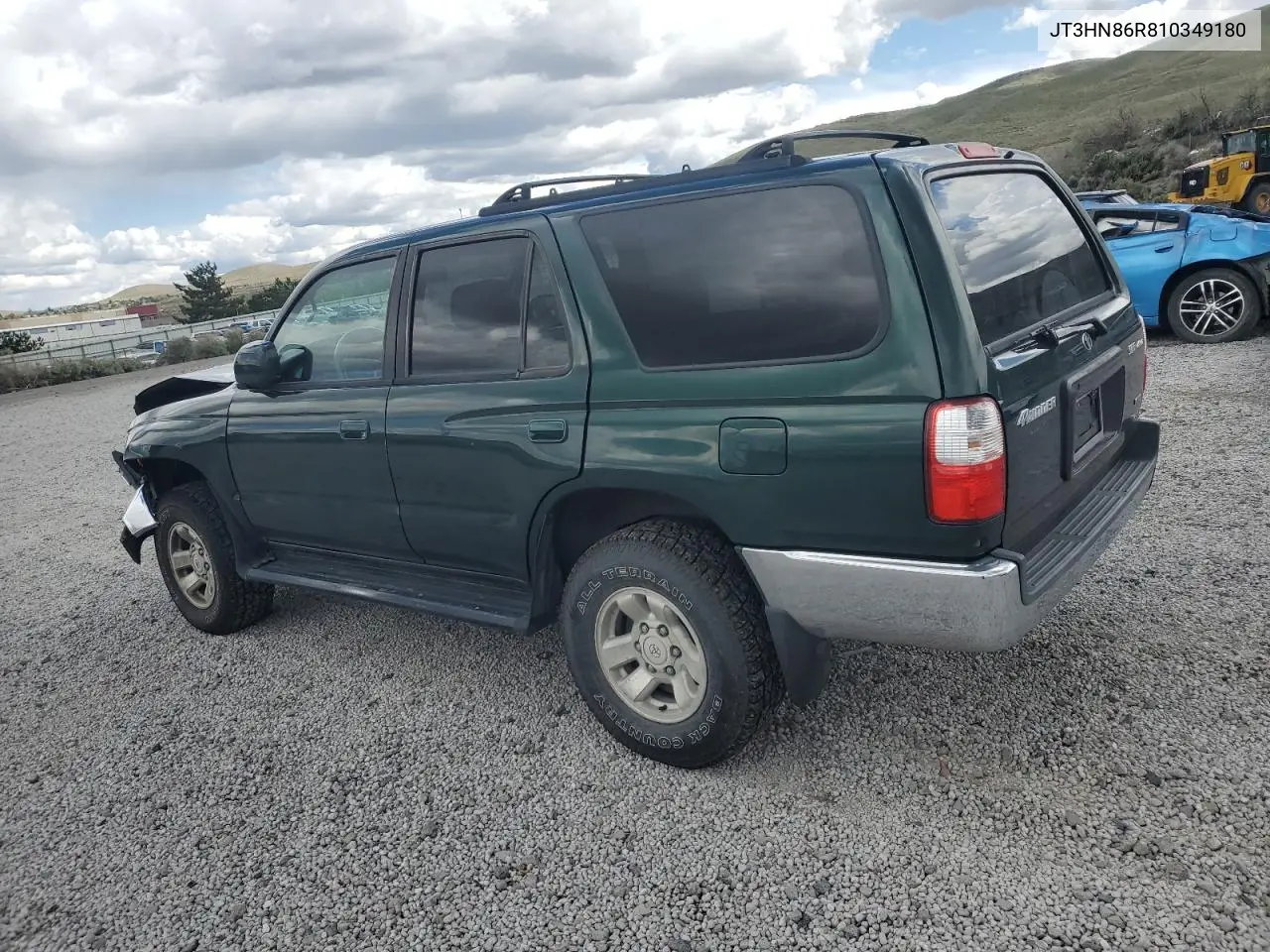 2001 Toyota 4Runner Sr5 VIN: JT3HN86R810349180 Lot: 56752105
