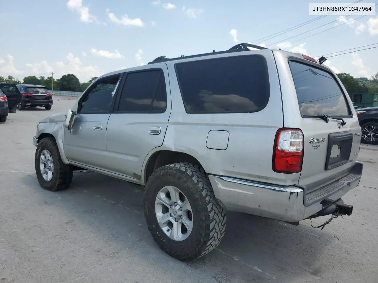 2001 Toyota 4Runner Sr5 VIN: JT3HN86RX10347964 Lot: 61989445