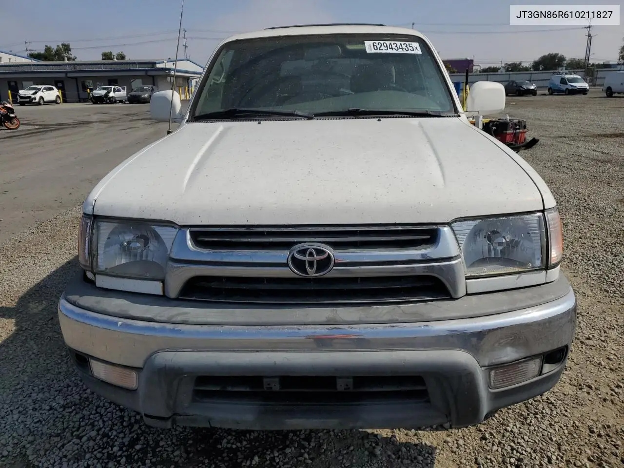 2001 Toyota 4Runner Sr5 VIN: JT3GN86R610211827 Lot: 62943435