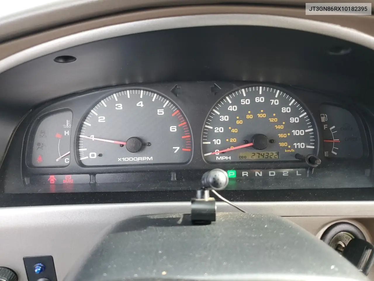 2001 Toyota 4Runner Sr5 VIN: JT3GN86RX10182395 Lot: 65296275