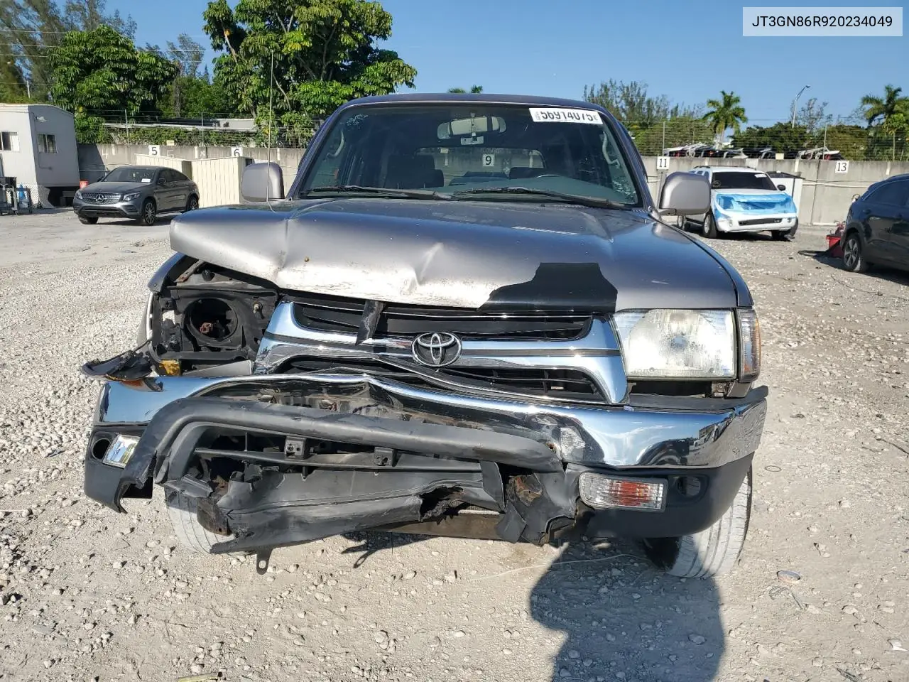 2002 Toyota 4Runner Sr5 VIN: JT3GN86R920234049 Lot: 56914075