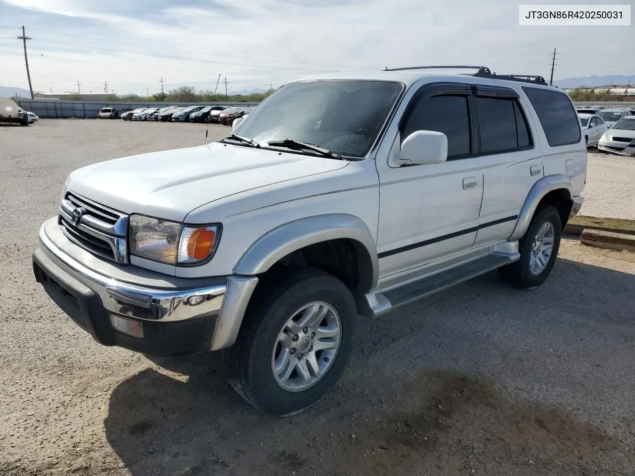 2002 Toyota 4Runner Sr5 VIN: JT3GN86R420250031 Lot: 57159385