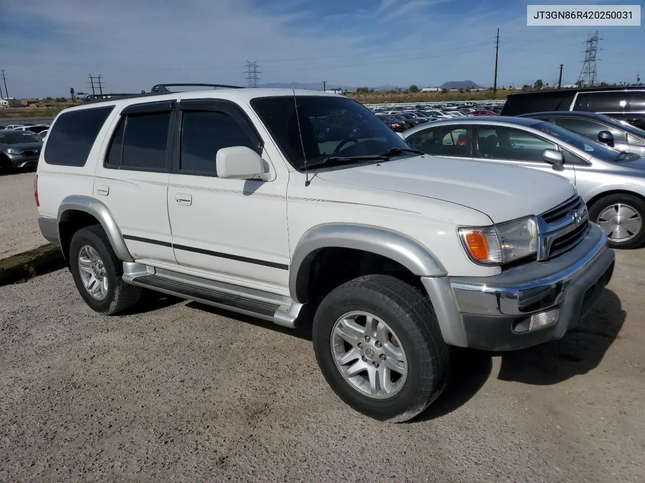 2002 Toyota 4Runner Sr5 VIN: JT3GN86R420250031 Lot: 57159385