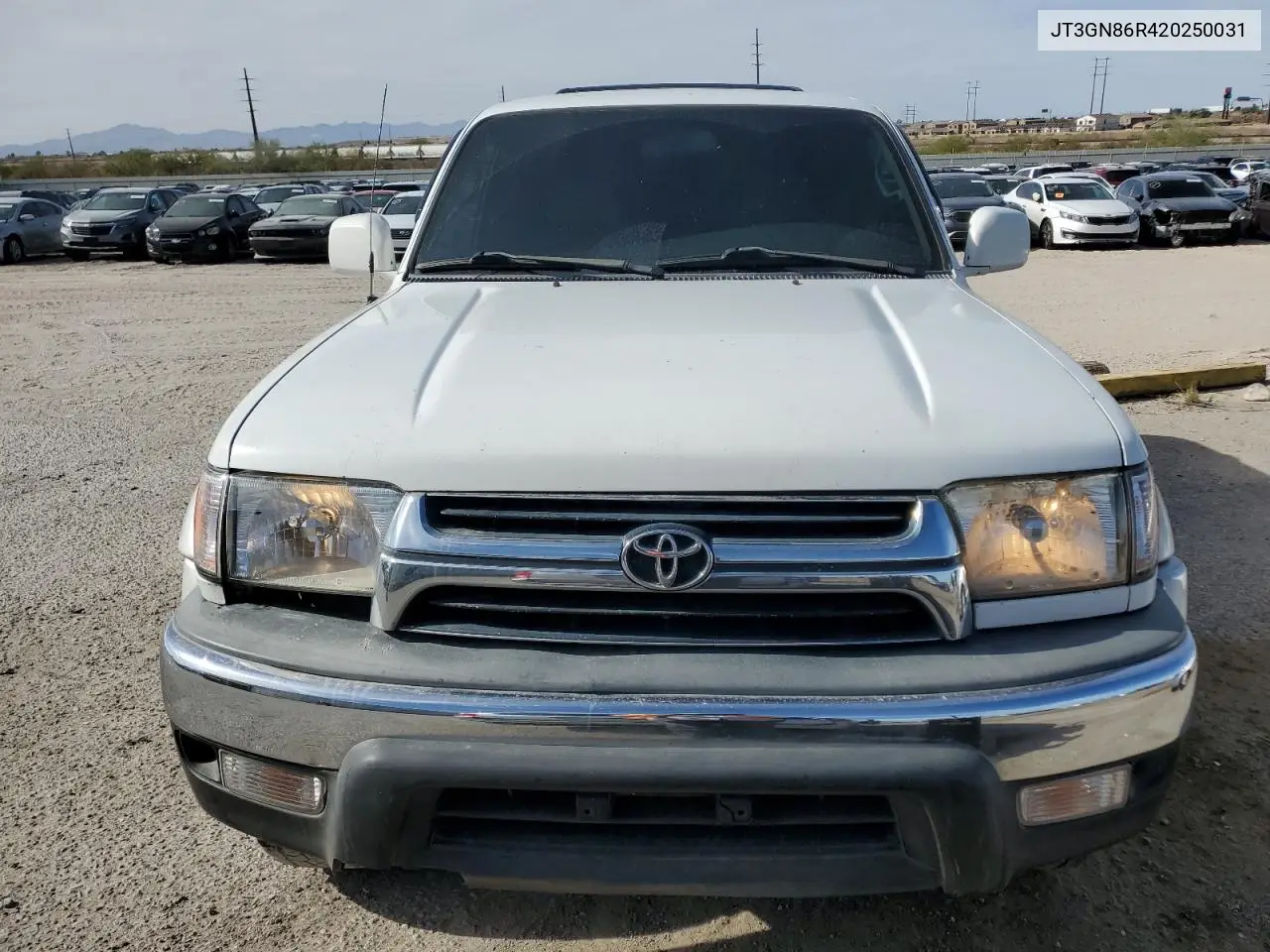 2002 Toyota 4Runner Sr5 VIN: JT3GN86R420250031 Lot: 57159385