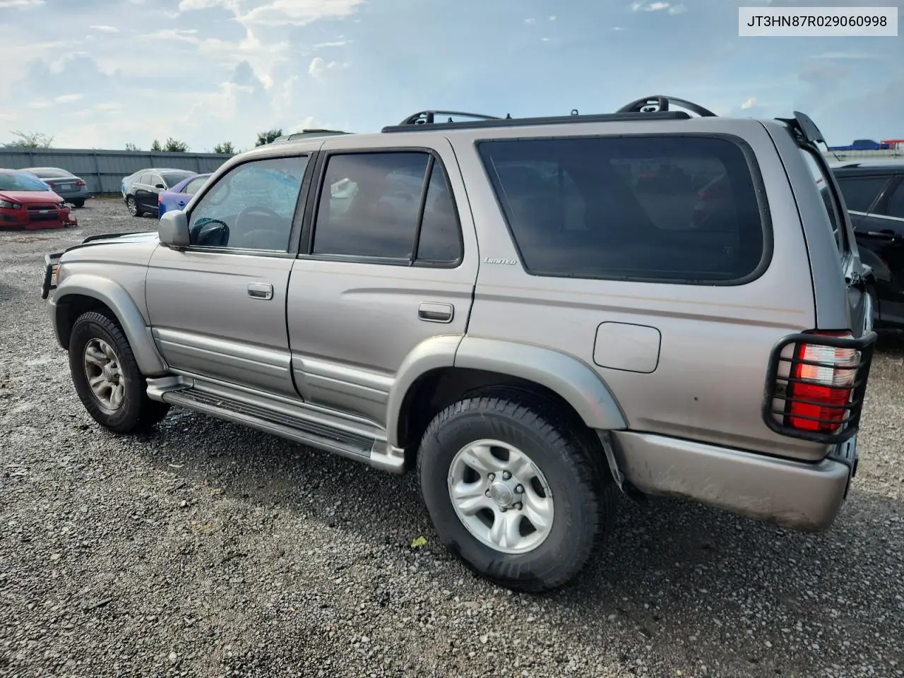 2002 Toyota 4Runner Limited VIN: JT3HN87R029060998 Lot: 65096385