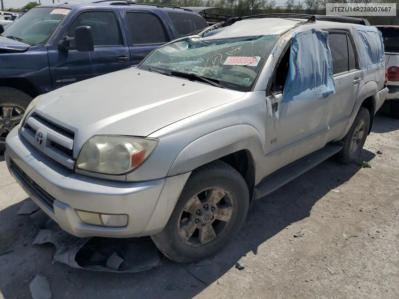 2003 Toyota 4Runner Sr5 VIN: JTEZU14R238007687 Lot: 55902855