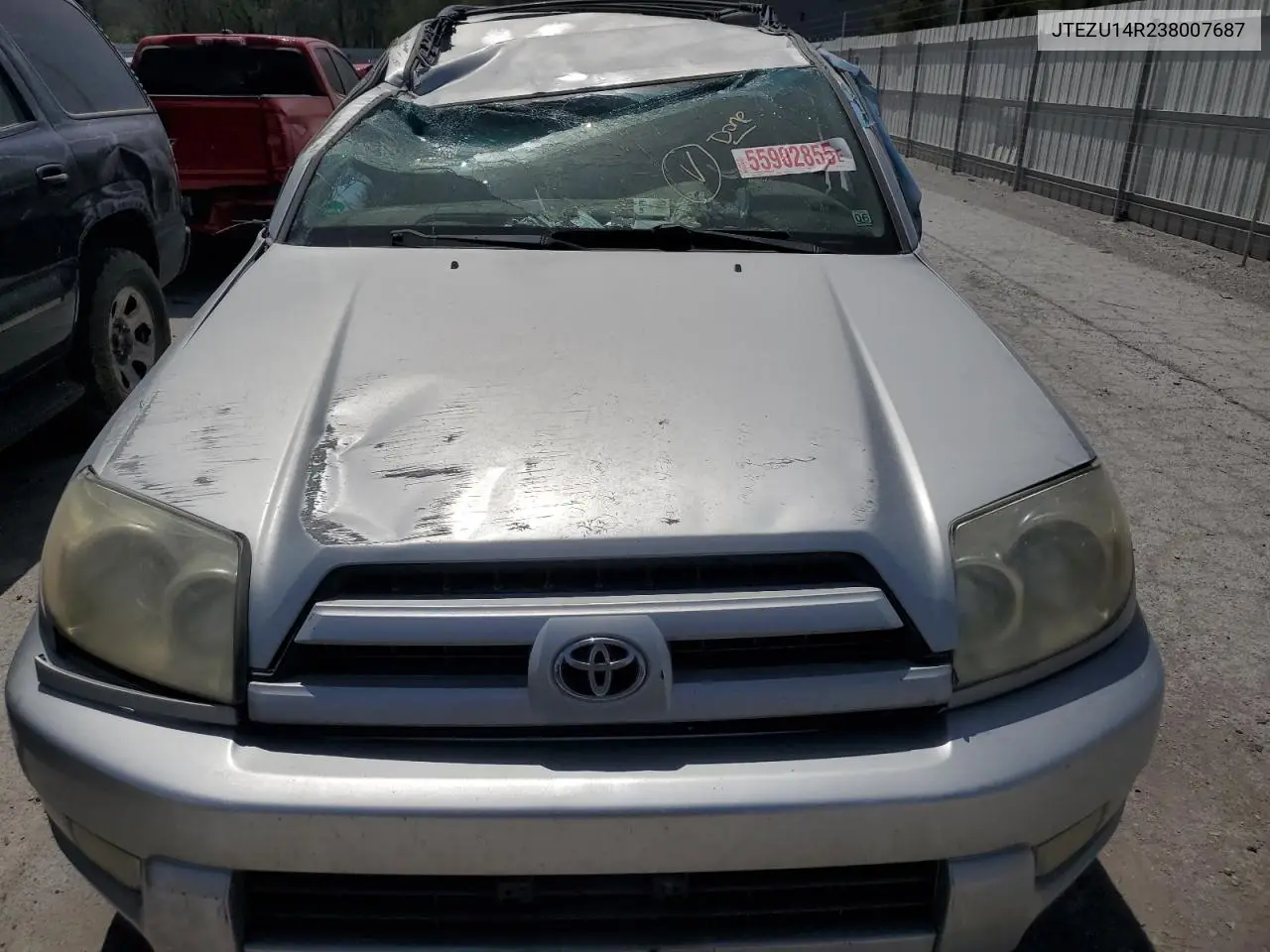 2003 Toyota 4Runner Sr5 VIN: JTEZU14R238007687 Lot: 55902855