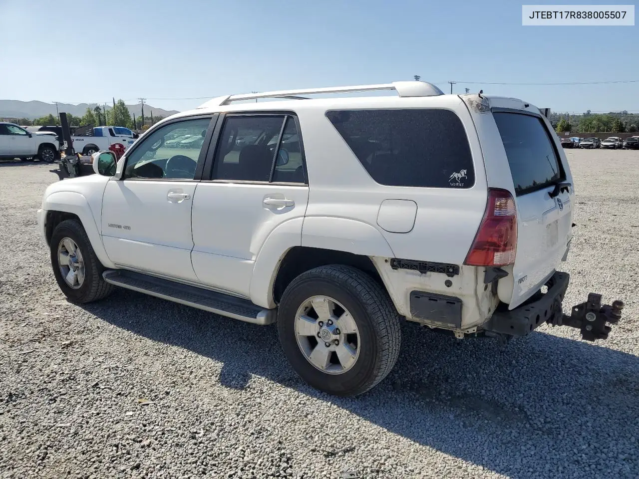 2003 Toyota 4Runner Limited VIN: JTEBT17R838005507 Lot: 56690635