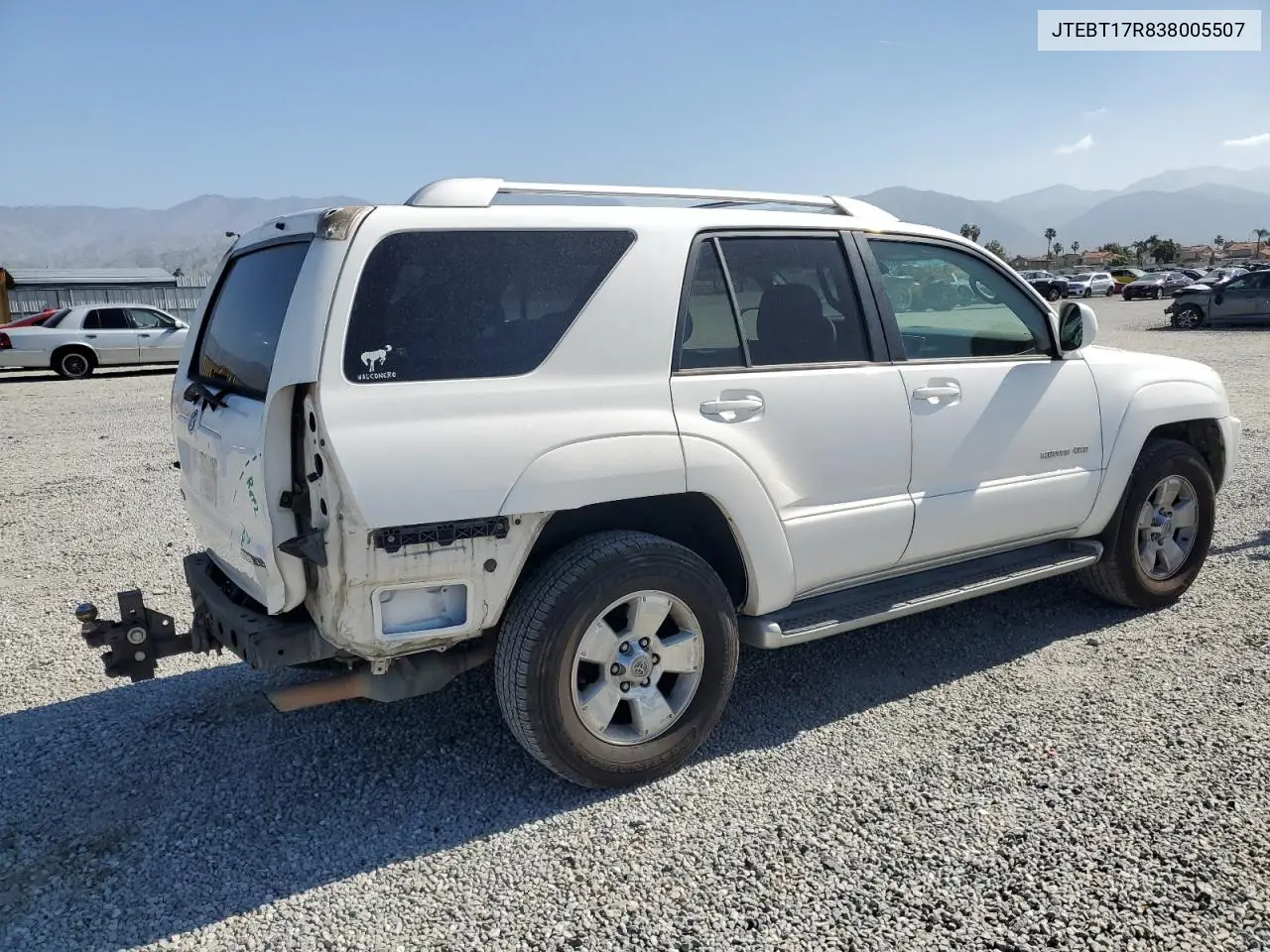 2003 Toyota 4Runner Limited VIN: JTEBT17R838005507 Lot: 56690635