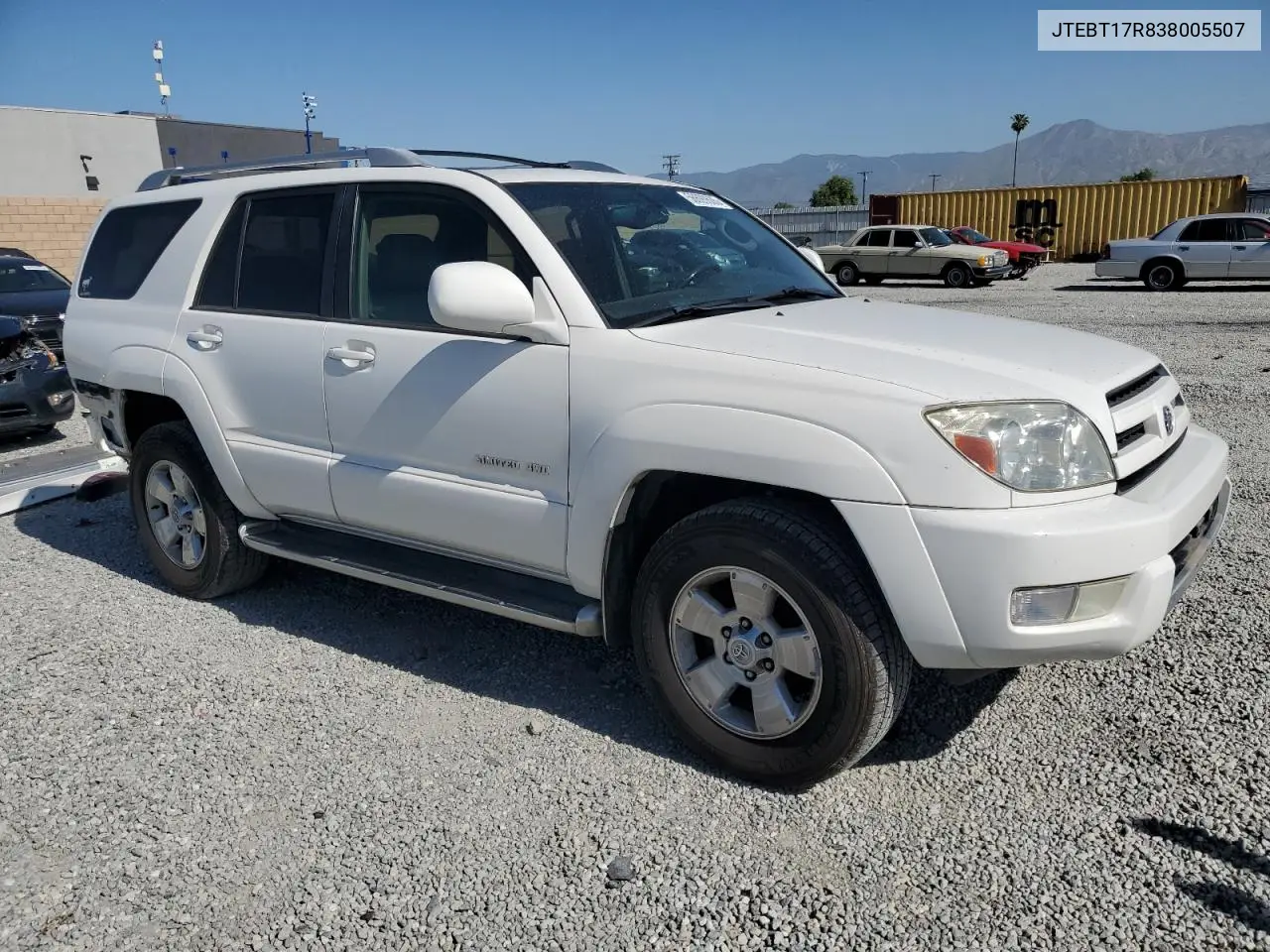2003 Toyota 4Runner Limited VIN: JTEBT17R838005507 Lot: 56690635