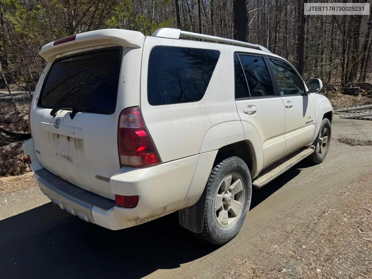 2003 Toyota 4Runner Limited VIN: JTEBT17R730025231 Lot: 57314935