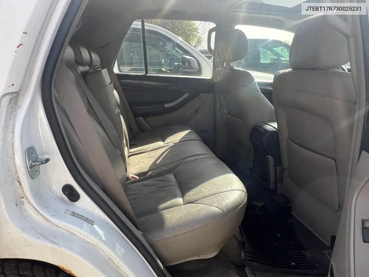 2003 Toyota 4Runner Limited VIN: JTEBT17R730025231 Lot: 57314935