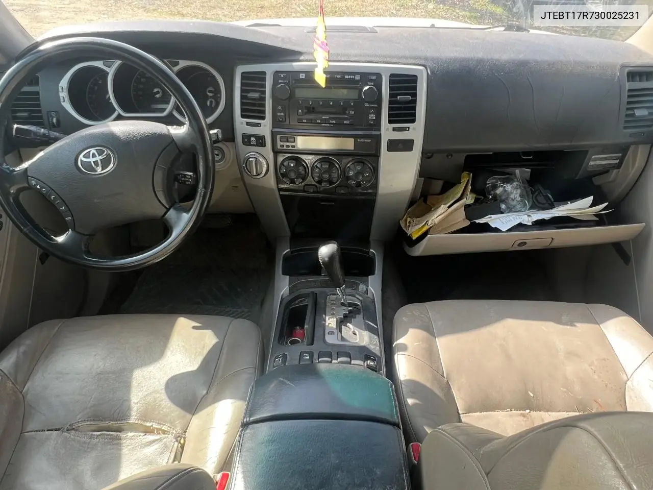 2003 Toyota 4Runner Limited VIN: JTEBT17R730025231 Lot: 57314935
